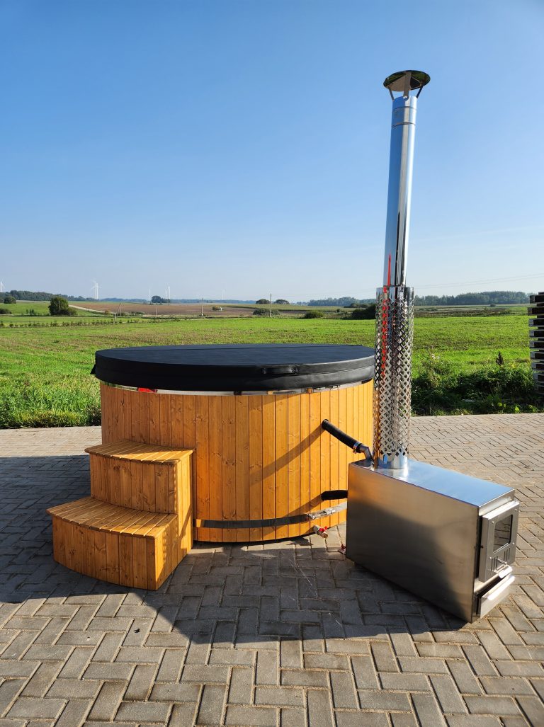 External Round Acrylic Hot Tub