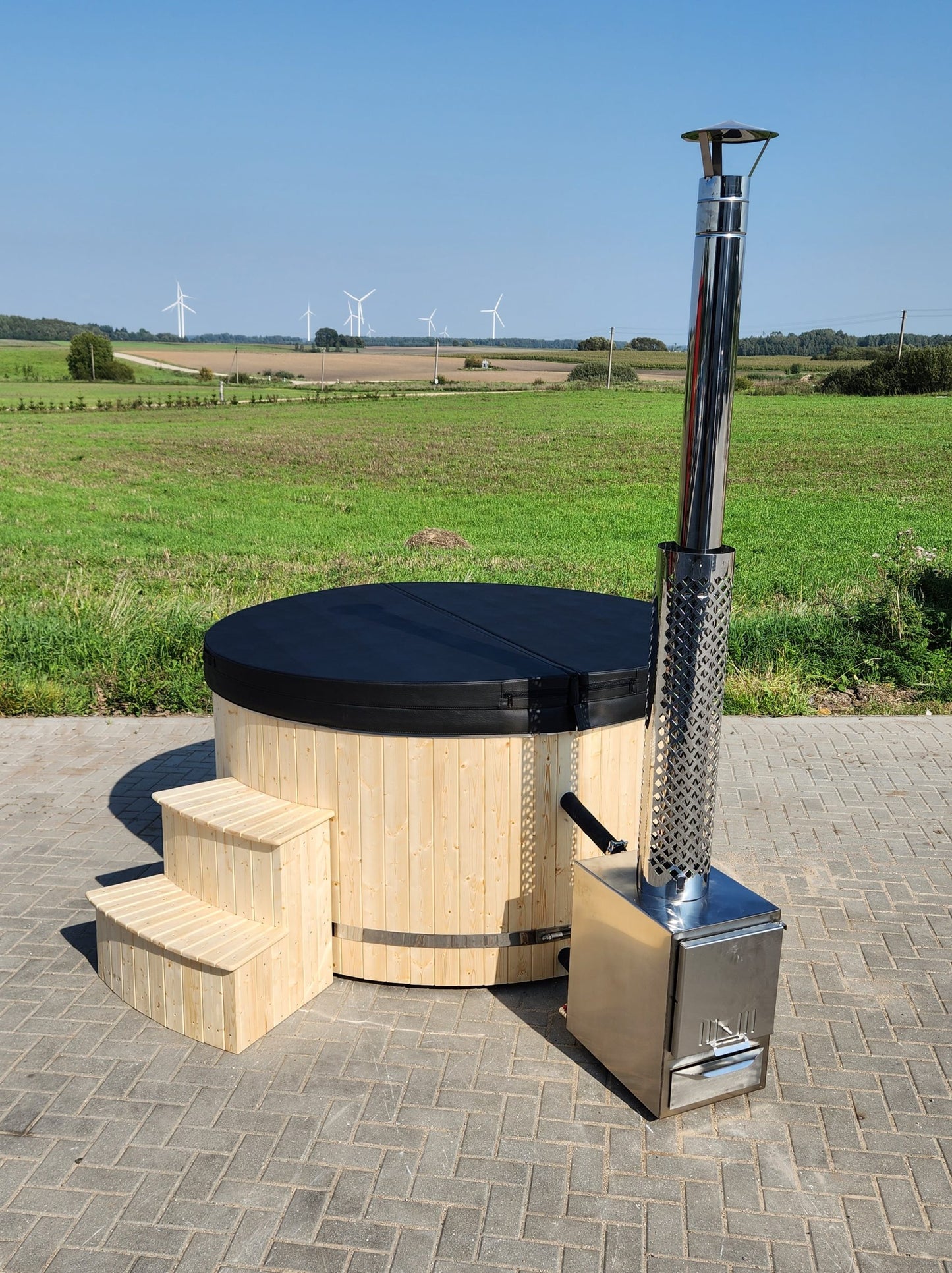 External Round Acrylic Hot Tub