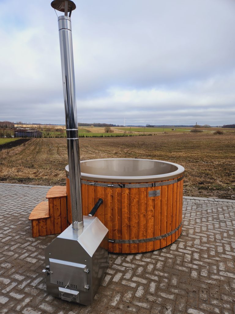 External Round Acrylic Hot Tub