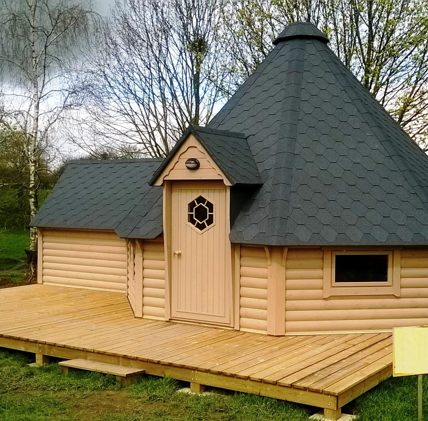 Grill Cabin 25.0 m² with 2.5 m Extension
