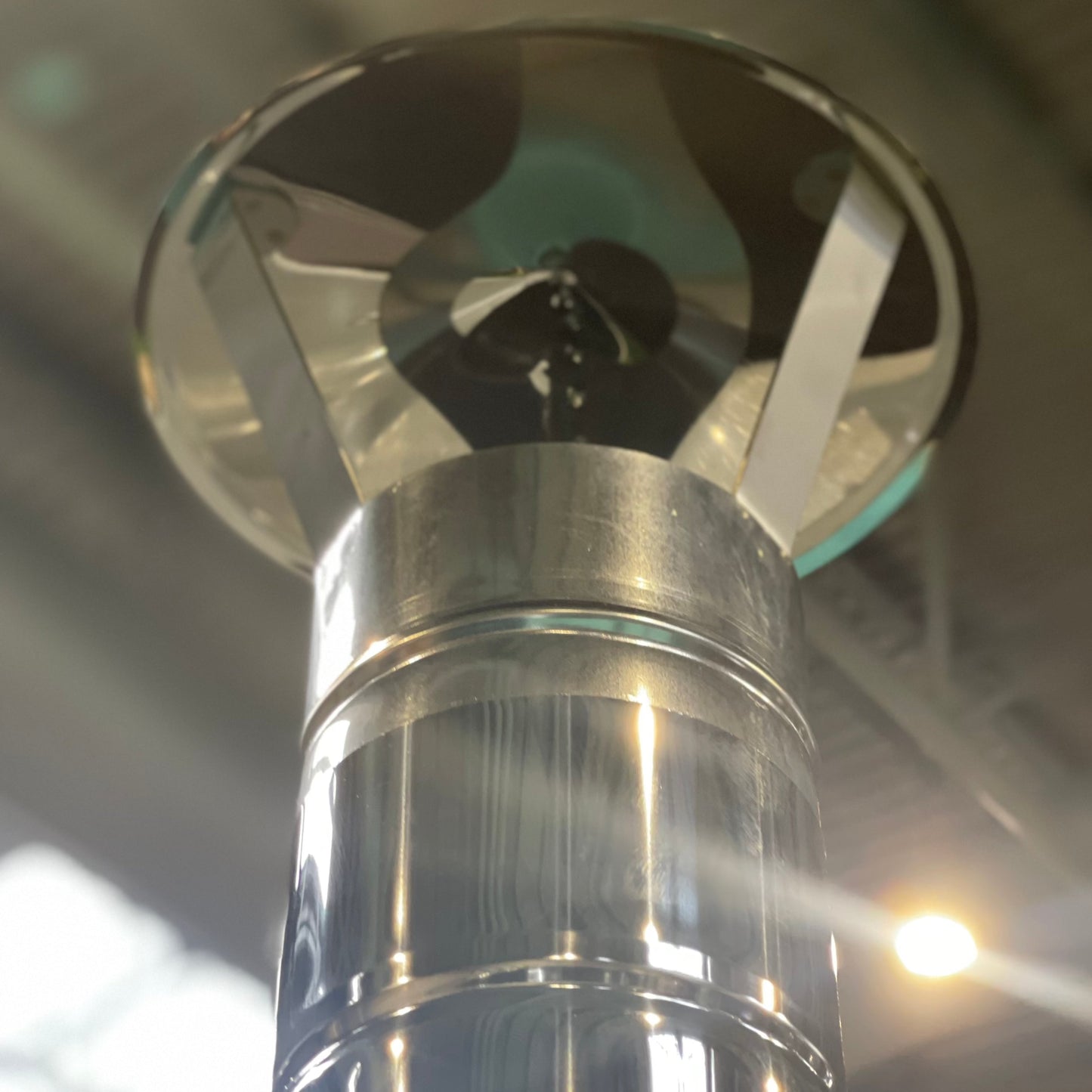 wood burning hot tub chimney flue