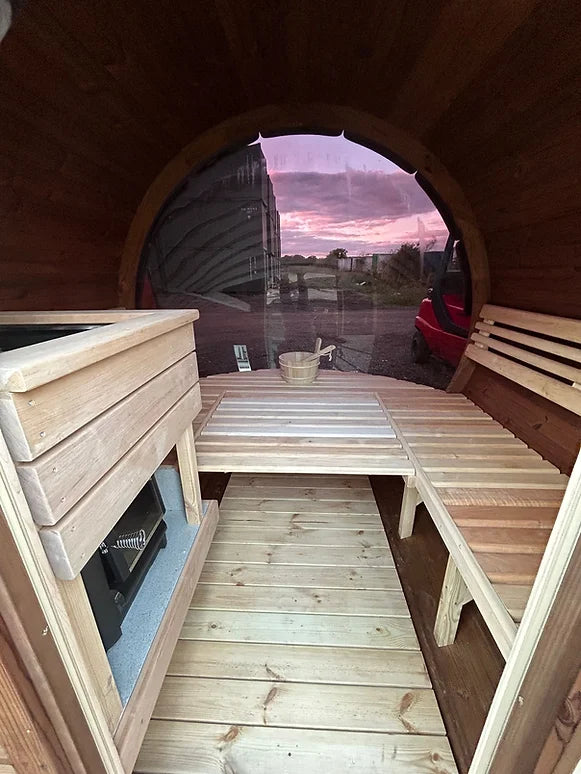 Blackout Globe Sauna Trailer Combo 2.2m