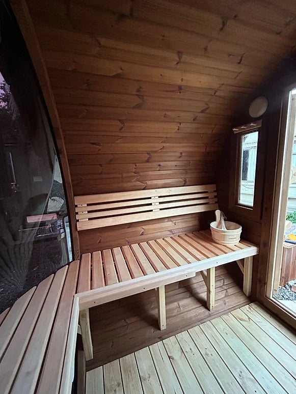 Blackout Globe Sauna Trailer Combo 2.2m