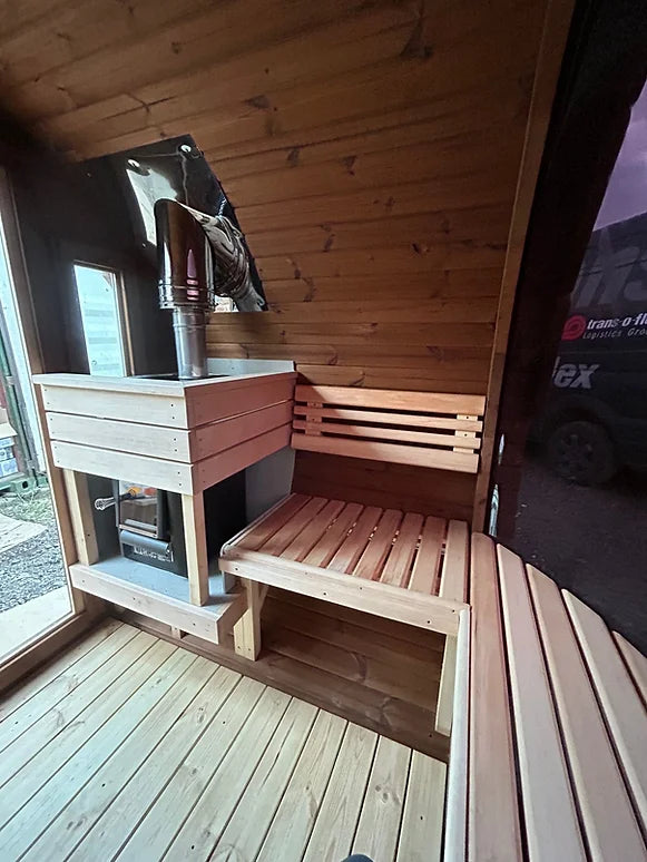 Blackout Globe Sauna Trailer Combo 2.2m