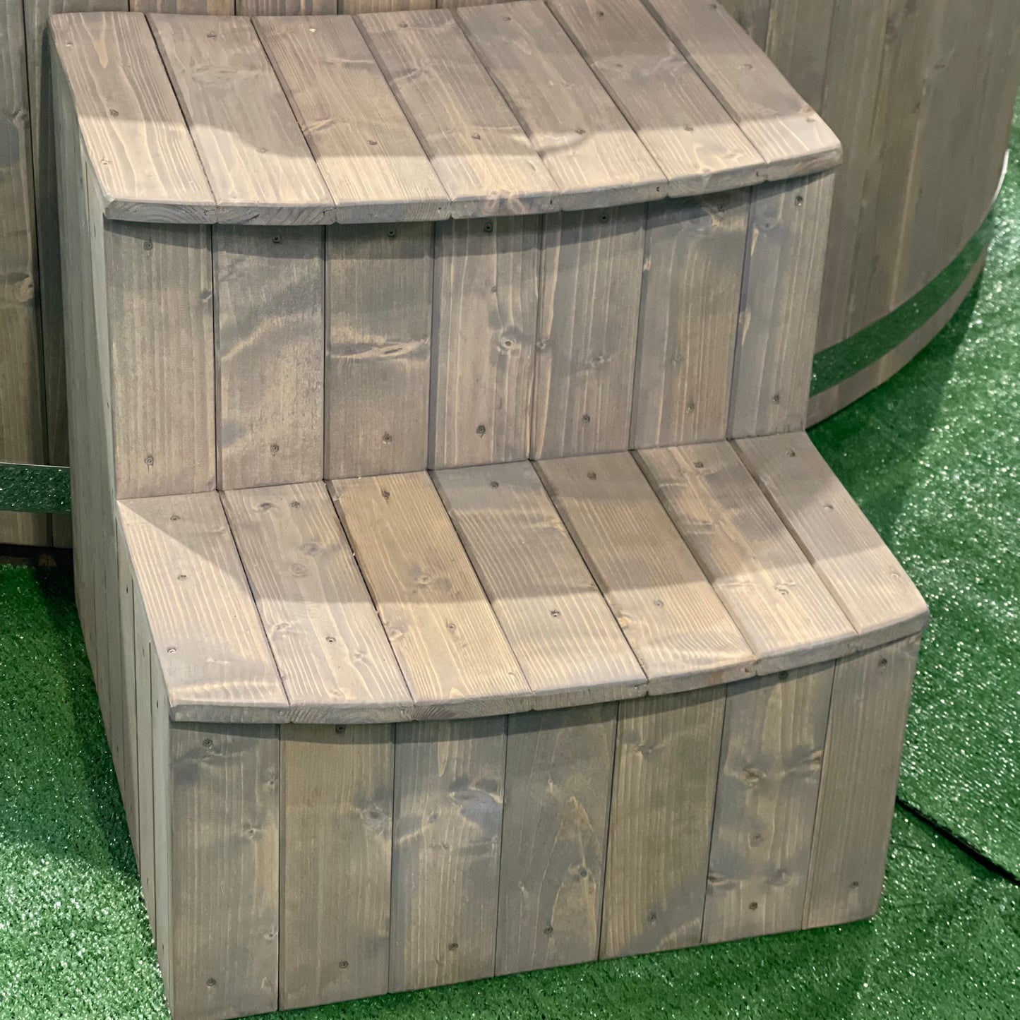 6-Person Fully loaded Wood-Fired Hot Tub with modern features
