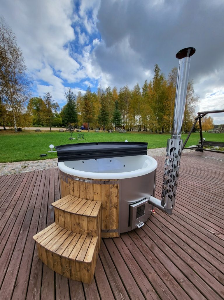 Integrated Round Acrylic Hot Tubs