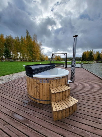 Integrated Round Acrylic Hot Tubs