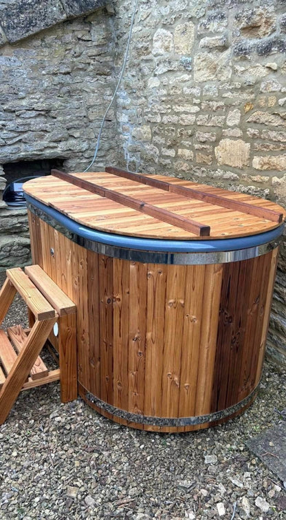 Double Dipper Thermo Wood Ice Bath with Filter / Chiller Unit