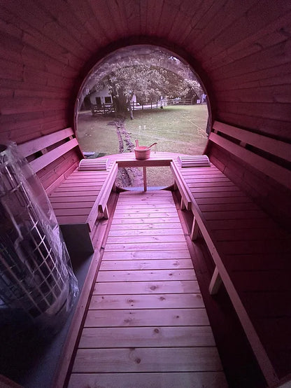 Blackout Globe Thermo Barrel Sauna 4m